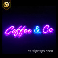 Letrero de neón decorativo Letrero LED Letras LED